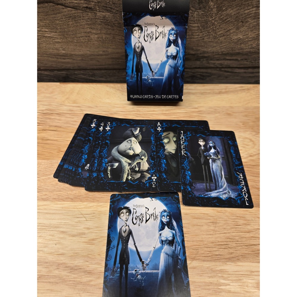 Tim Burton Corpse Bride Playing Cards Deck Movie Memorabilia Gothic Art Deck
